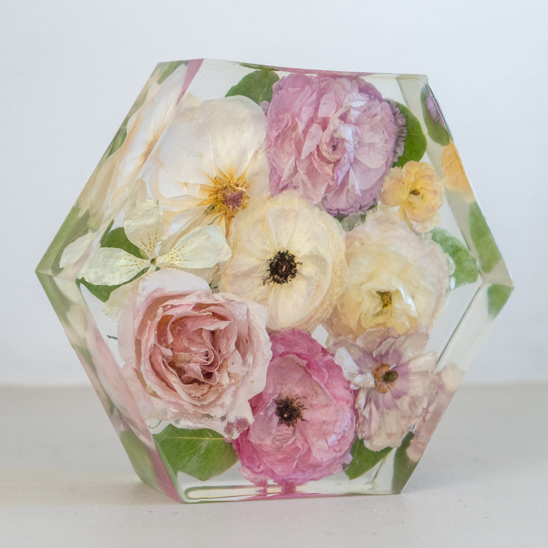 Hexagon Flower Preservation – Forever Flowers